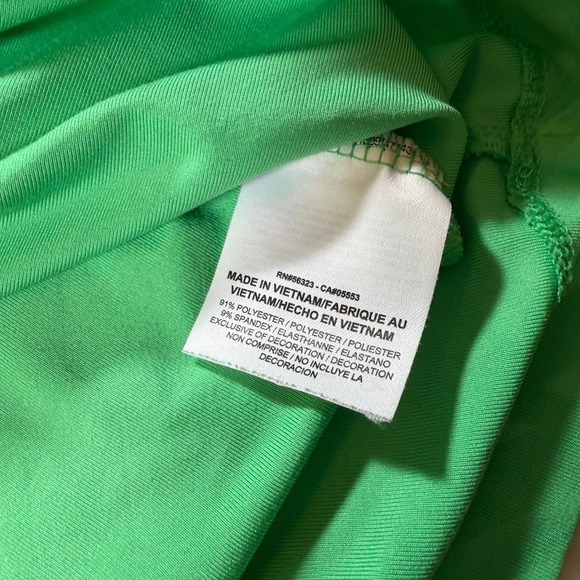 Nike Golf Polo Shirt Mens Large Green Excellent Dri-FIT Striped 542175-338 - Picture 5 of 6